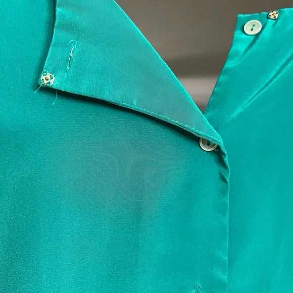 Elegant Teal Midi Dress - Picture 4 of 5